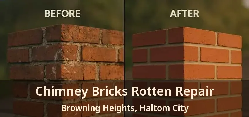 Chimney Bricks Rotten Repair Browning Heights, Haltom City - TX