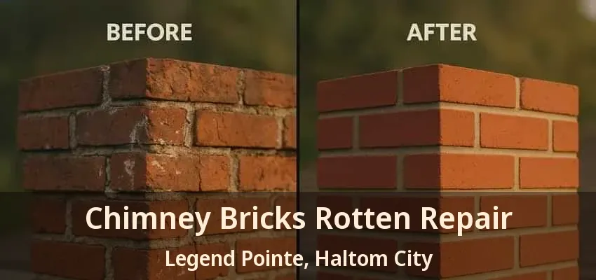 Chimney Bricks Rotten Repair Legend Pointe, Haltom City - TX
