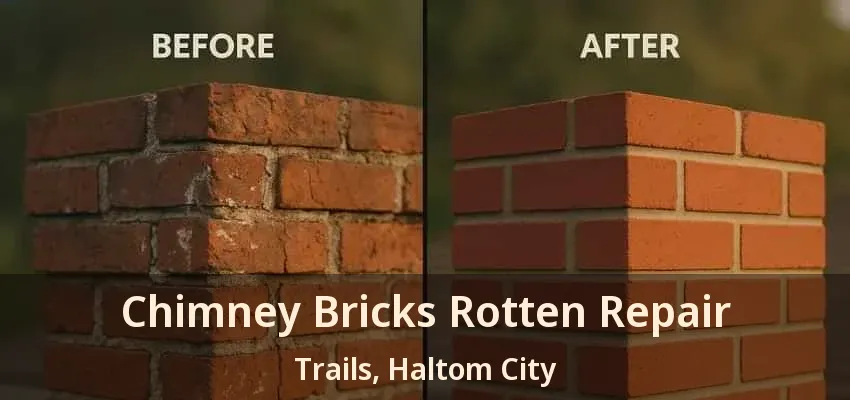 Chimney Bricks Rotten Repair Trails, Haltom City - TX