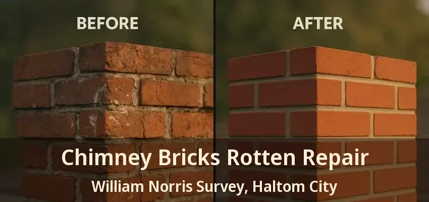Chimney Bricks Rotten Repair William Norris Survey, Haltom City - TX