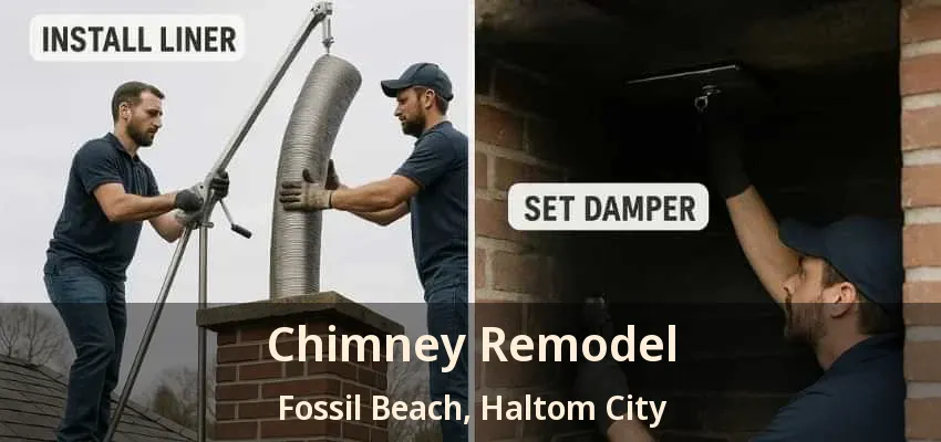 Chimney Remodel Fossil Beach, Haltom City - TX