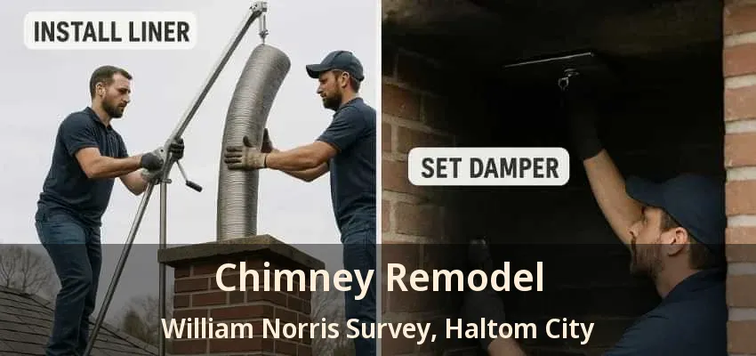 Chimney Remodel William Norris Survey, Haltom City - TX