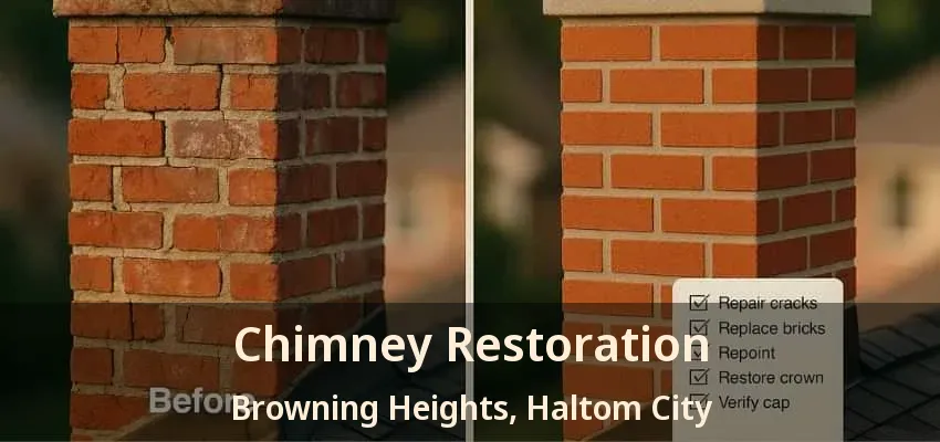 Chimney Restoration Browning Heights, Haltom City - TX