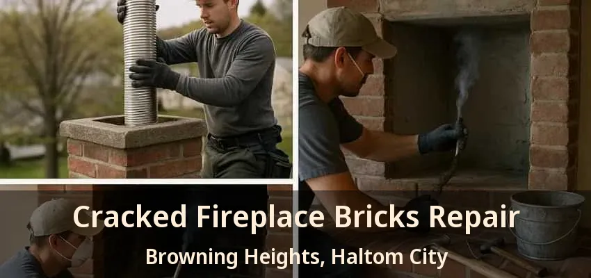 Cracked Fireplace Bricks Repair Browning Heights, Haltom City - TX