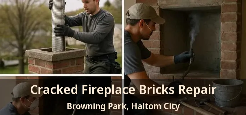 Cracked Fireplace Bricks Repair Browning Park, Haltom City - TX