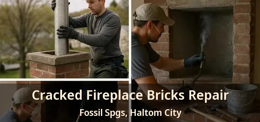 Cracked Fireplace Bricks Repair Fossil Spgs, Haltom City - TX