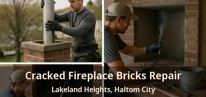 Cracked Fireplace Bricks Repair Lakeland Heights, Haltom City - TX