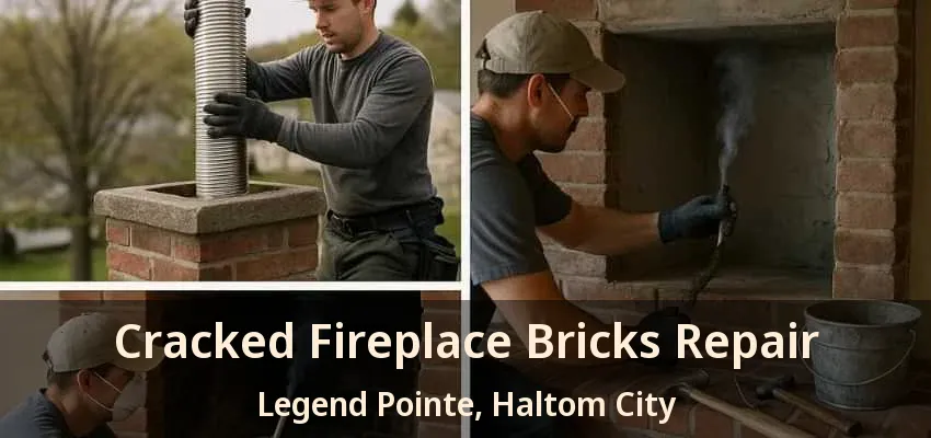 Cracked Fireplace Bricks Repair Legend Pointe, Haltom City - TX