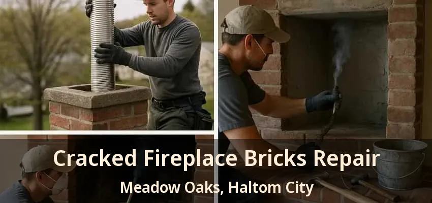 Cracked Fireplace Bricks Repair Meadow Oaks, Haltom City - TX