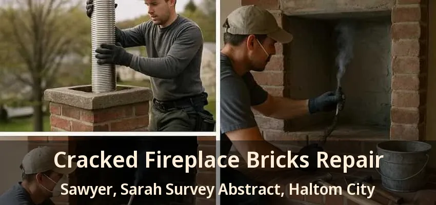 Cracked Fireplace Bricks Repair Sawyer, Sarah Survey Abstract, Haltom City - TX