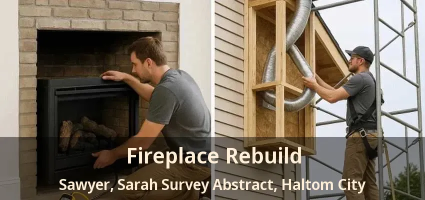 Fireplace Rebuild Sawyer, Sarah Survey Abstract, Haltom City - TX