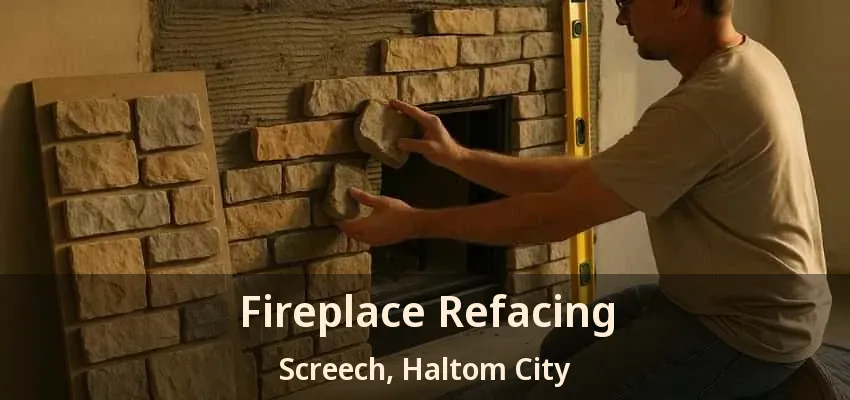 Fireplace Refacing Screech, Haltom City - TX