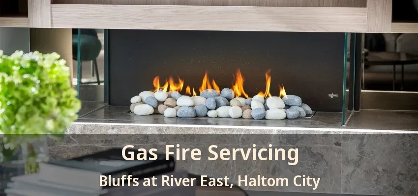 Gas Fire Servicing Bluffs at River East, Haltom City - TX