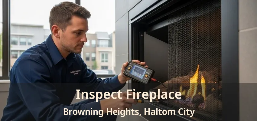 Inspect Fireplace Browning Heights, Haltom City - TX