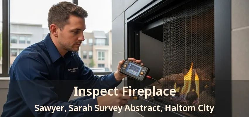 Inspect Fireplace Sawyer, Sarah Survey Abstract, Haltom City - TX