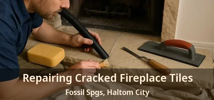 Repairing Cracked Fireplace Tiles Fossil Spgs, Haltom City - TX