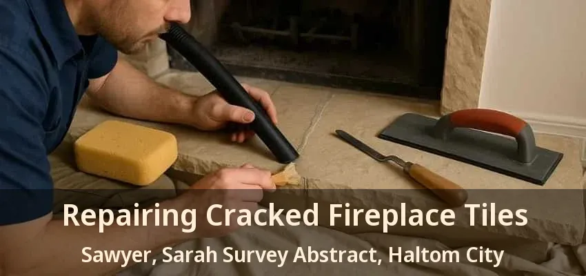 Repairing Cracked Fireplace Tiles Sawyer, Sarah Survey Abstract, Haltom City - TX