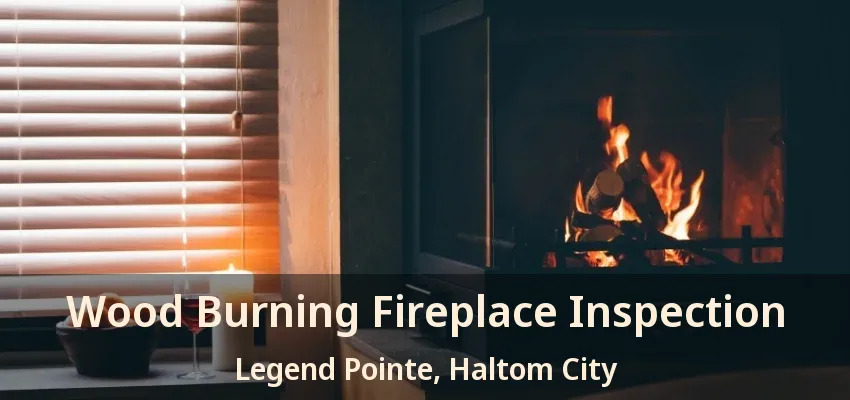 Wood Burning Fireplace Inspection Legend Pointe, Haltom City - TX
